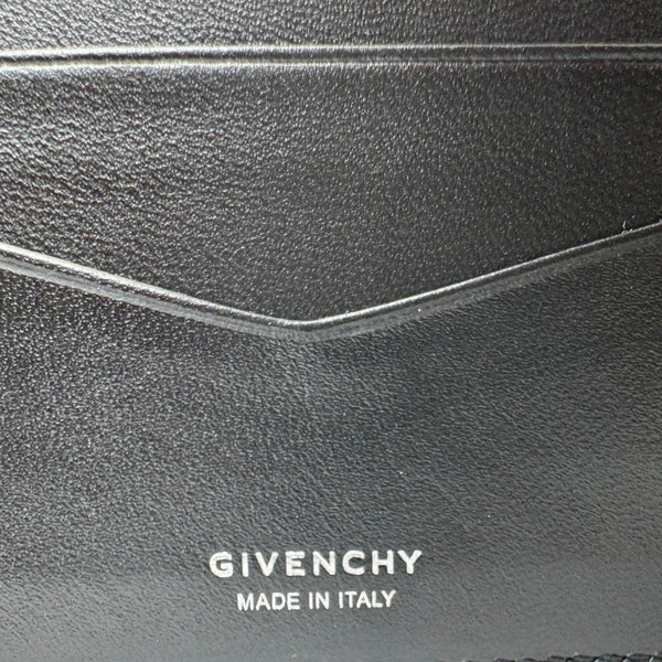 GIVENCHY Calfskin 4G Leather Bifold Wallet Black