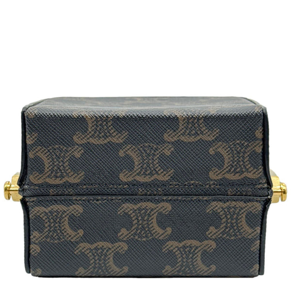 CELINE Triomphe Canvas Minaudiere Bag Brown
