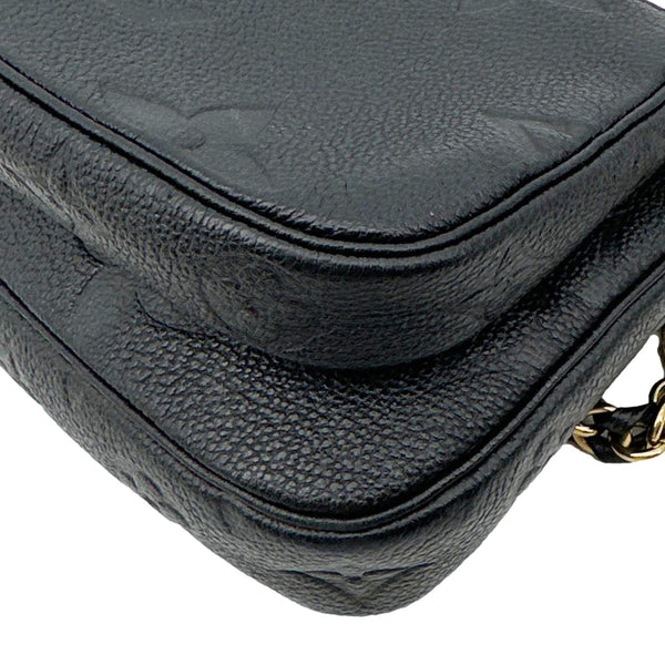 LOUIS VUITTON Multi Pochette Accessoires Monogram Empreinte Leather Shoulder Bag Black