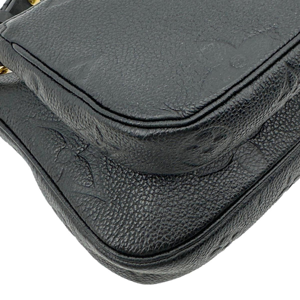 LOUIS VUITTON Multi Pochette Accessoires Monogram Empreinte Leather Shoulder Bag Black