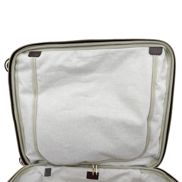 GUCCI Savoy Cabin Trolley Small Jumbo GG Supreme Canvas Travel Bag Beige 693646