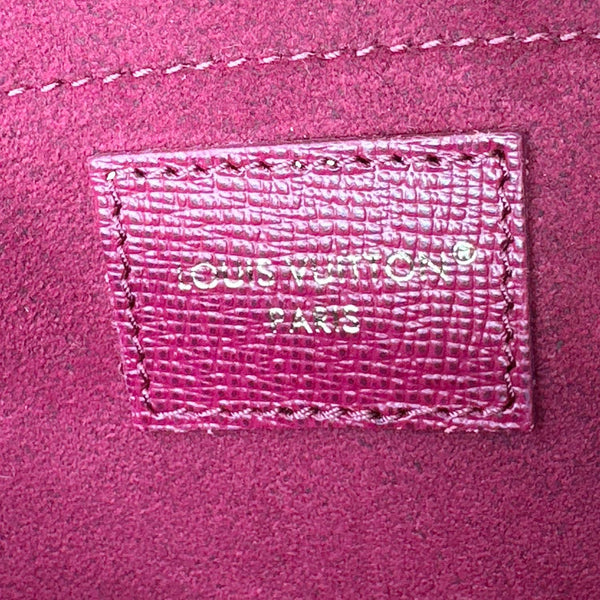 LOUIS VUITTON Felicie Pochette Monogram Canvas Crossbody Bag Brown