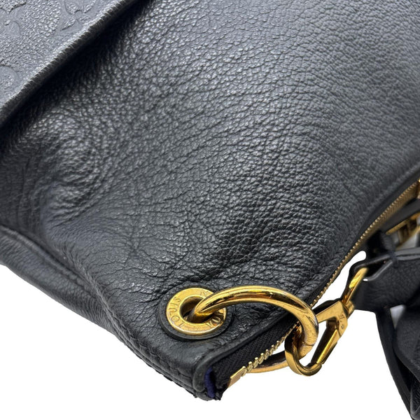 LOUIS VUITTON Maida Monogram Empreinte Leather Hobo Shoulder Bag Black