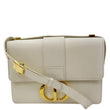 CHRISTIAN DIOR 30 Montaigne Flap Leather Crossbody Bag Off White