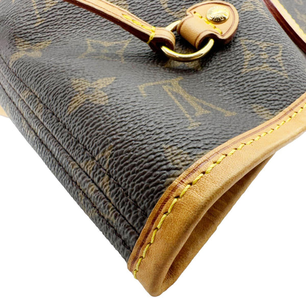 LOUIS VUITTON Neverfull MM Monogram Canvas Shoulder Bag Brown