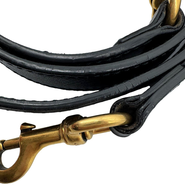 GUCCI Leather Strap Black