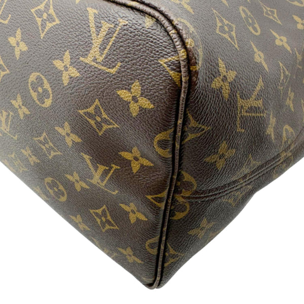 LOUIS VUITTON Neverfull GM Monogram Canvas Tote Bag Brown
