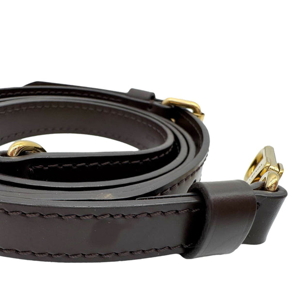 LOUIS VUITTON Leather Strap Black