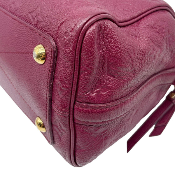 LOUIS VUITTON Speedy Bandouliere 25 Monogram Empreinte Leather Shoulder Bag Mulberry