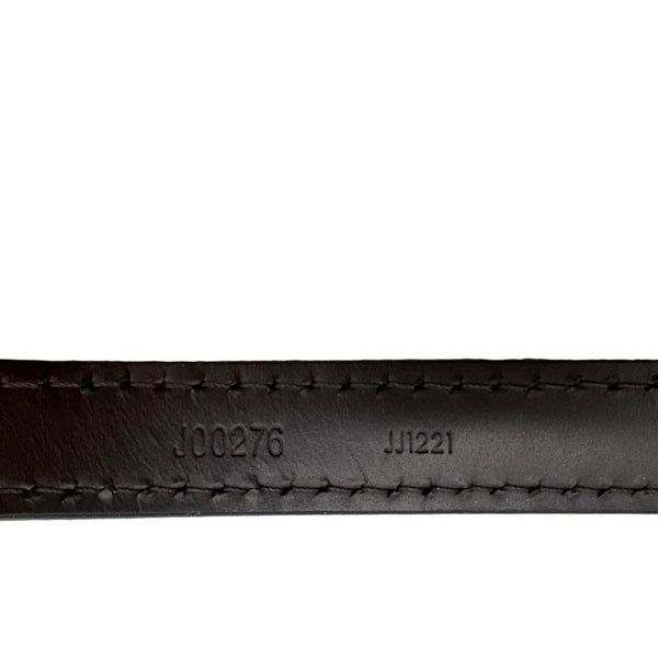LOUIS VUITTON Leather Strap Black