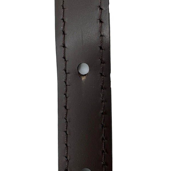 LOUIS VUITTON Leather Strap Black
