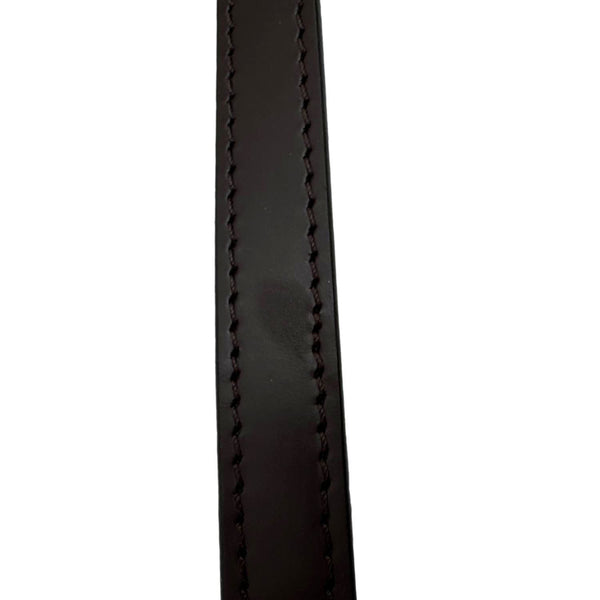 LOUIS VUITTON Leather Strap Black