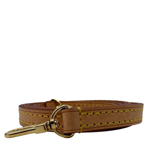 LOUIS VUITTON Leather Strap Tan