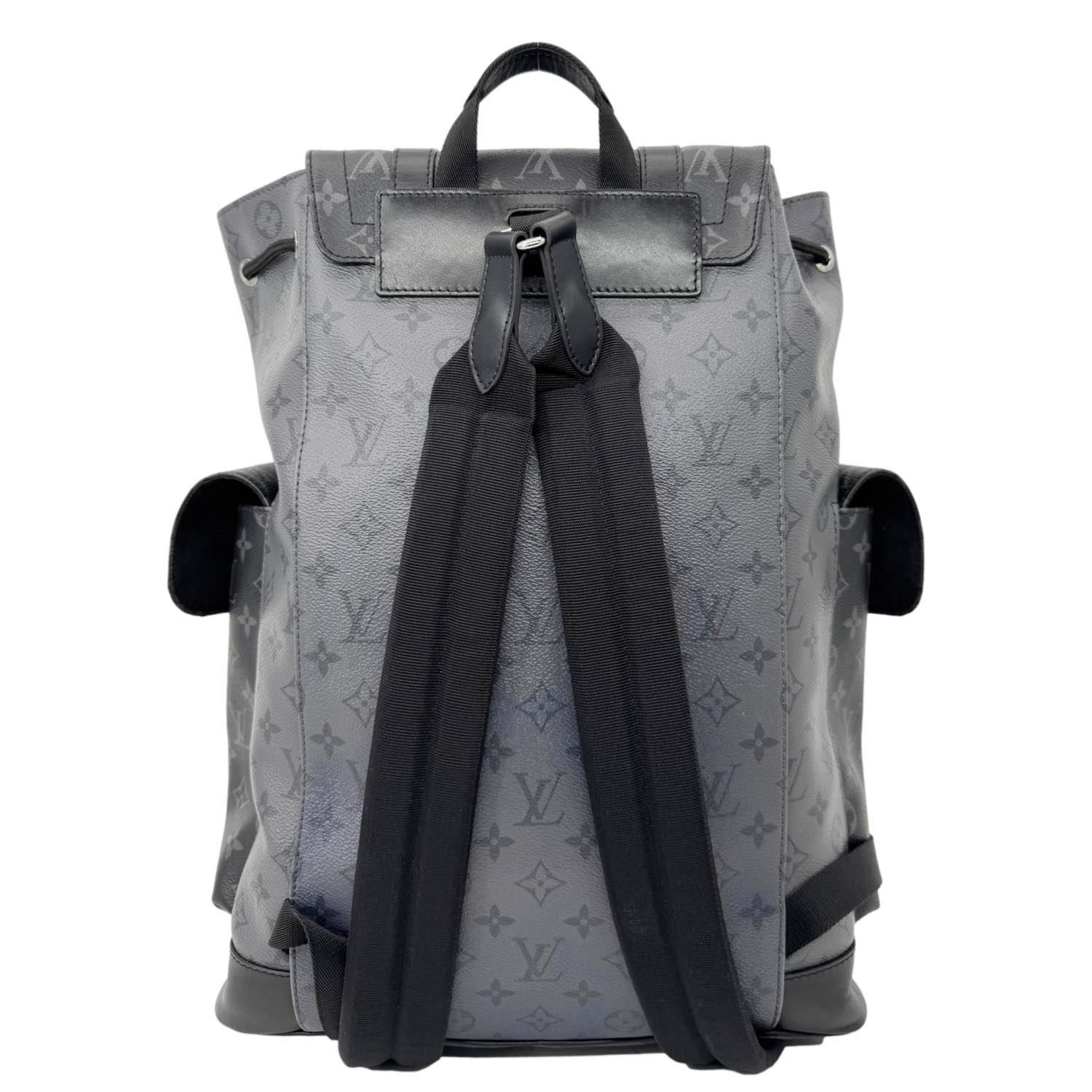 LOUIS VUITTON Christopher MM Reverse Monogram Eclipse Canvas Backpack