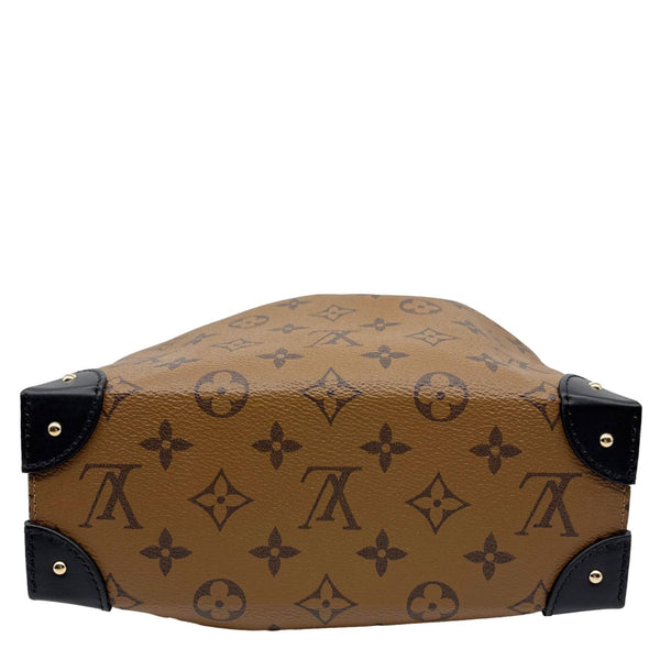 LOUIS VUITTON Noe Trunk PM Reverse Monogram Canvas Bucket Bag Brown