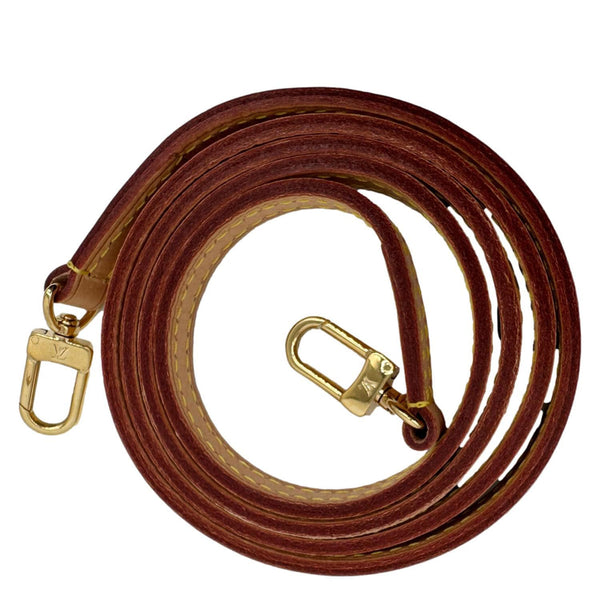 LOUIS VUITTON Leather Strap Tan