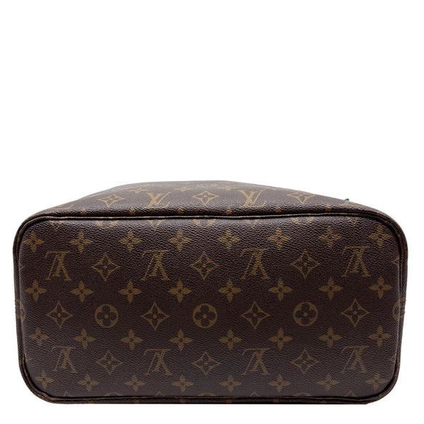 LOUIS VUITTON Neverfull MM Totem Monogram Canvas Shoulder Bag Magenta