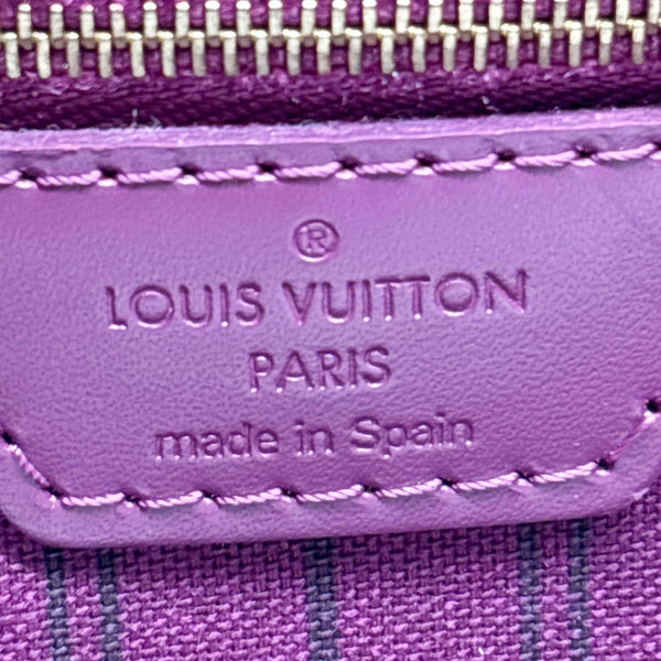 LOUIS VUITTON Neverfull MM Totem Monogram Canvas Shoulder Bag Magenta