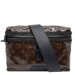 LOUIS VUITTON Messenger PM Monogram Glaze Canvas Shoulder Bag Brown