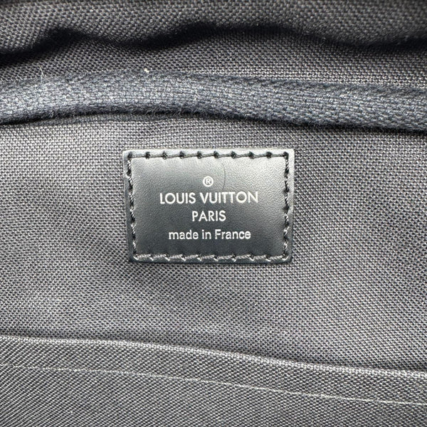 LOUIS VUITTON Ambler Damier Graphite Shoulder Bag Black