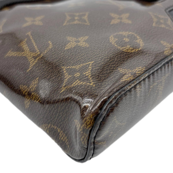 LOUIS VUITTON Messenger PM Monogram Glaze Canvas Shoulder Bag Brown