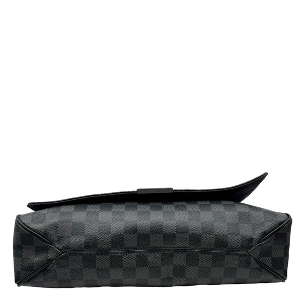 LOUIS VUITTON District MM Monogram Eclipse Messenger Bag Black