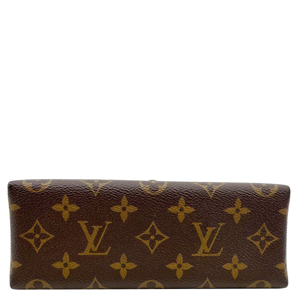 LOUIS VUITTON Locky BB Monogram Canvas Satchel Bag Brown