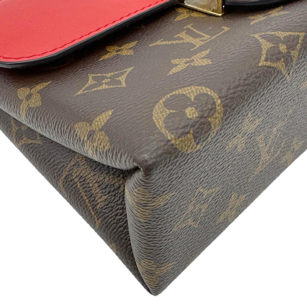 LOUIS VUITTON Locky BB Monogram Canvas Satchel Bag Brown