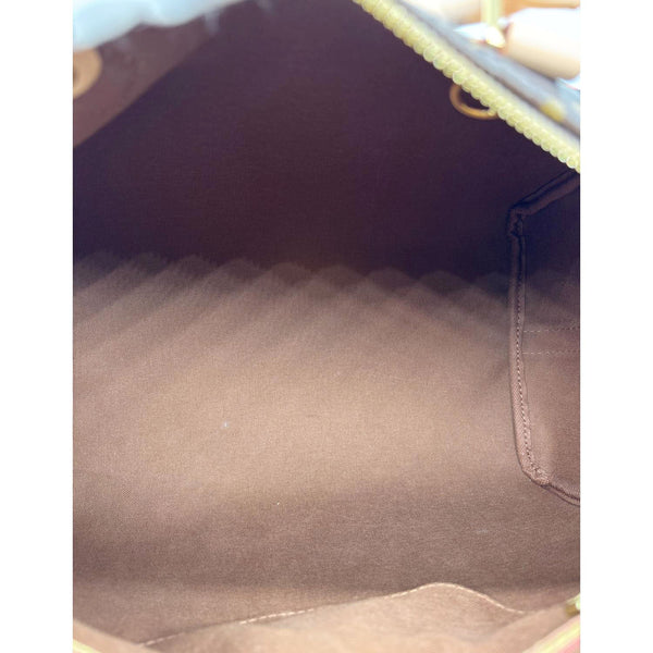 LOUIS VUITTON Speedy 30 Bandouliere My World Tour Monogram Canvas Shoulder Bag Brown