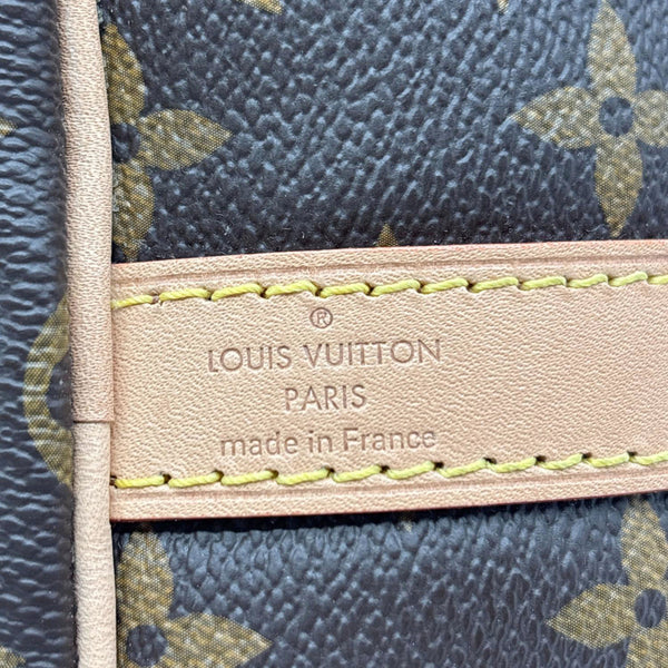 LOUIS VUITTON Speedy 30 Bandouliere My World Tour Monogram Canvas Shoulder Bag Brown