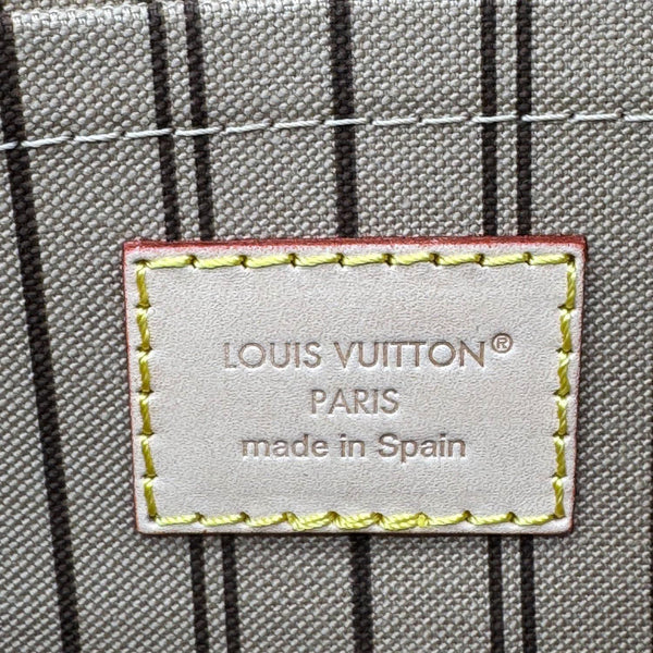 LOUIS VUITTON Pochette Wristlet Monogram Canvas Pouch Brown