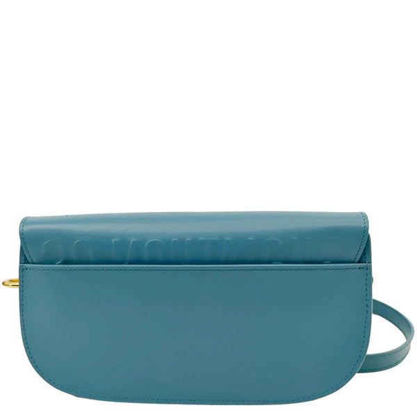 CHRISTIAN DIOR Bobby East West Calfskin Leather Shoulder Bag Blue