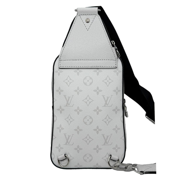 LOUIS VUITTON Avenue Sling PM Monogram Canvas Taigarama Backpack Bag White