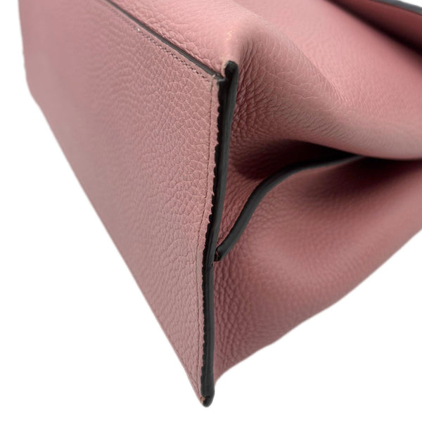 GUCCI Bamboo Daily Medium Leather Shoulder Bag Pink 392013