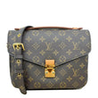LOUIS VUITTON Metis Pochette Monogram Canvas Crossbody Bag Brown