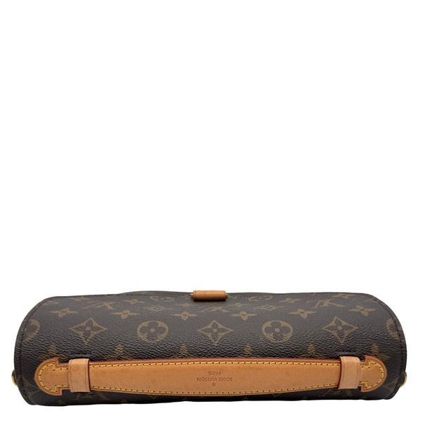 LOUIS VUITTON Metis Pochette Monogram Canvas Crossbody Bag Brown