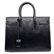 YVES SAINT LAURENT Sac De Jour Small Calfskin Leather Tote Bag Black