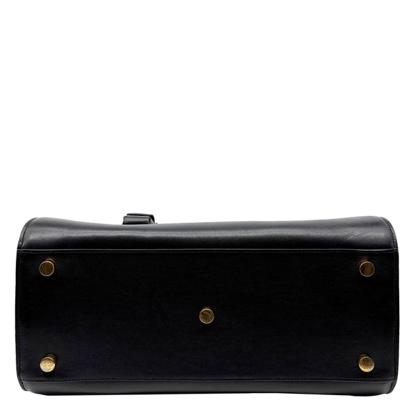 YVES SAINT LAURENT Sac De Jour Small Calfskin Leather Tote Bag Black