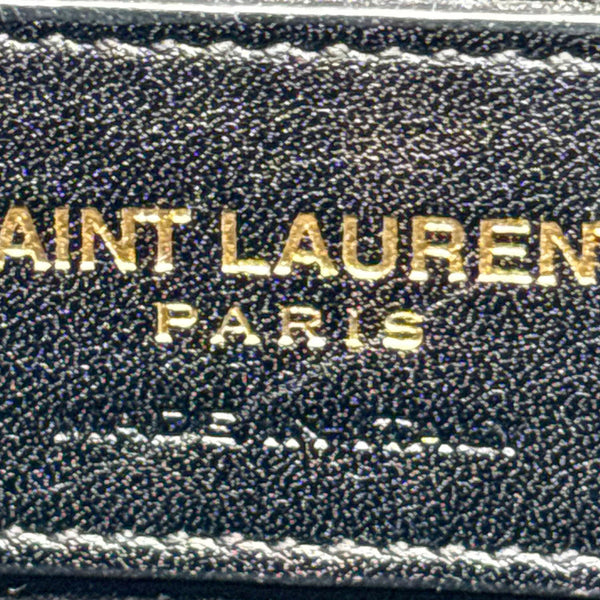 YVES SAINT LAURENT Sac De Jour Small Calfskin Leather Tote Bag Black