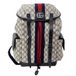 GUCCI Ophidia Medium GG Supreme Canvas Backpack Navy Blue 598140