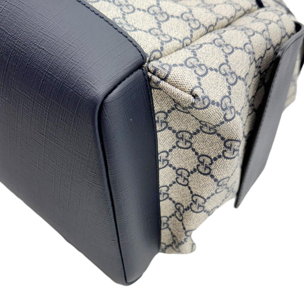 GUCCI Ophidia Medium GG Supreme Canvas Backpack Navy Blue 598140