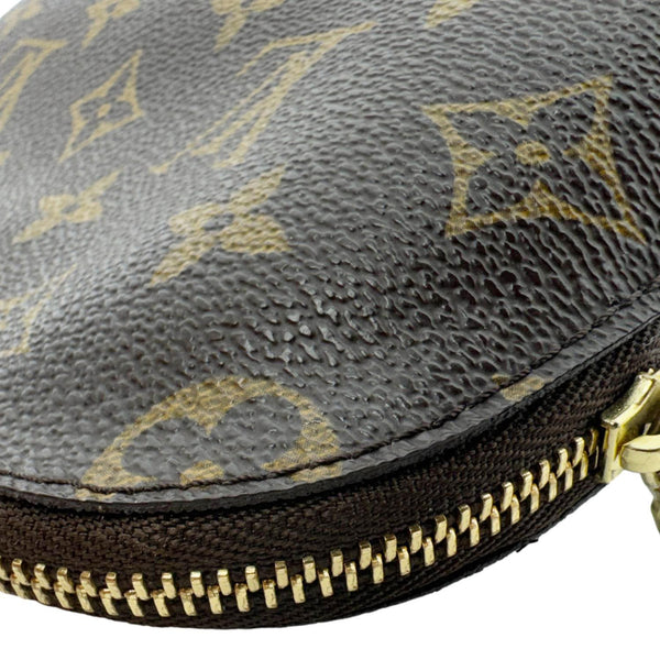 LOUIS VUITTON Monogram Canvas Cosmetic Pouch Brown