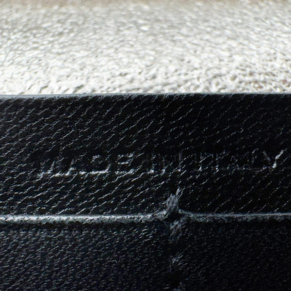 YVES SAINT LAURENT Cassandre Metallic Grain De Poudre Leather Shoulder Bag Silver