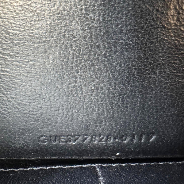 YVES SAINT LAURENT Cassandre Metallic Grain De Poudre Leather Shoulder Bag Silver