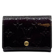 LOUIS VUITTON Monogram Vernis Business Card Holder Amarante