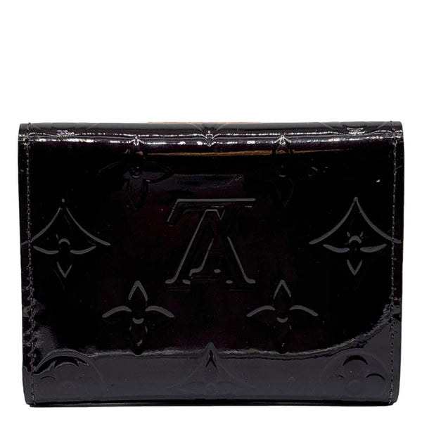LOUIS VUITTON Monogram Vernis Business Card Holder Amarante