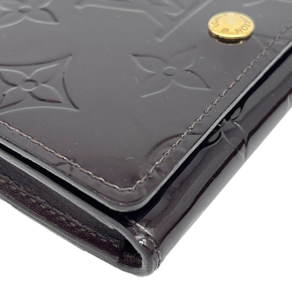LOUIS VUITTON Monogram Vernis Business Card Holder Amarante
