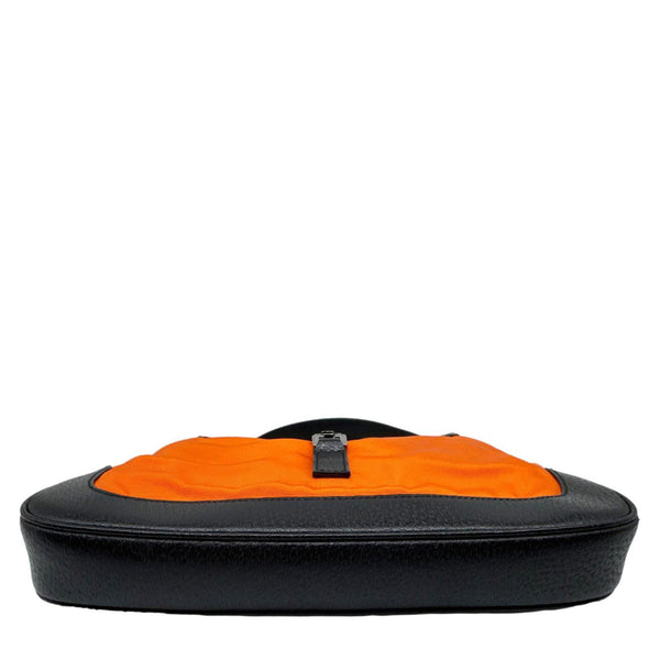 GUCCI Jackie Nylon Hobo Bag Orange 001373