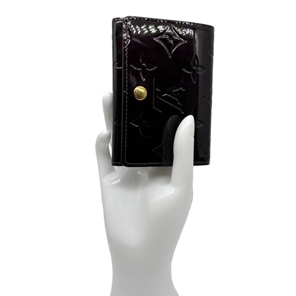 LOUIS VUITTON Monogram Vernis Business Card Holder Amarante