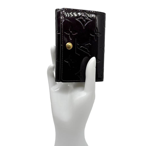 LOUIS VUITTON Monogram Vernis Business Card Holder Amarante